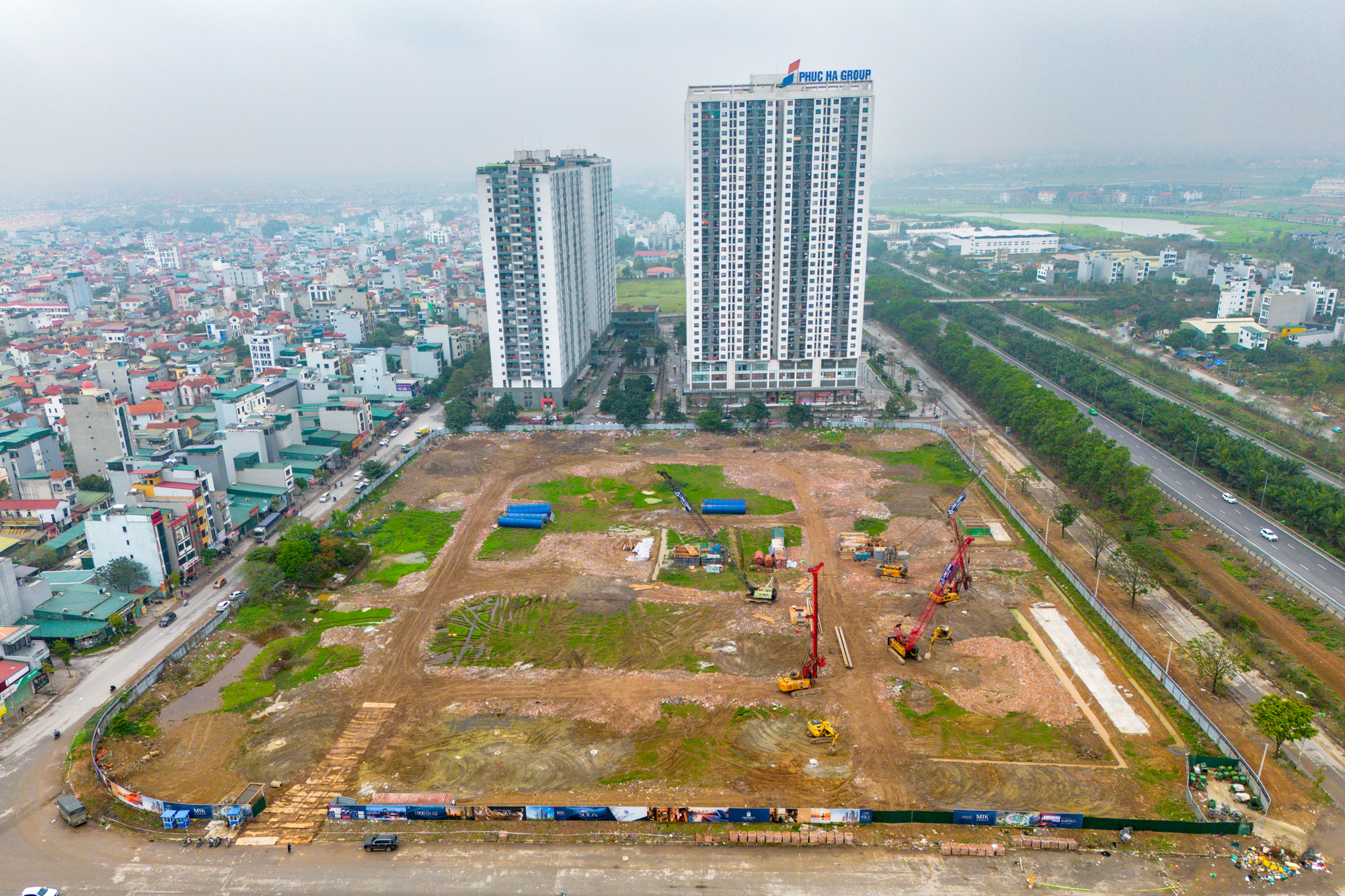 Toàn cảnh 6 toà chung đang rầm rầm xây dựng của MIK tại Nam An Khánh: Giá dự kiến 100 triệu đồng/m2, môi giới cắm chốt xung quanh- Ảnh 2.