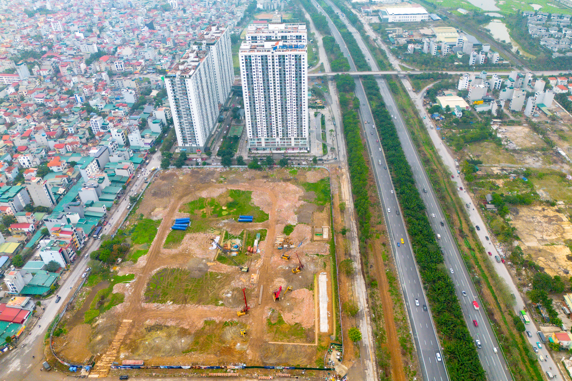 Toàn cảnh 6 toà chung đang rầm rầm xây dựng của MIK tại Nam An Khánh: Giá dự kiến 100 triệu đồng/m2, môi giới cắm chốt xung quanh- Ảnh 9.
