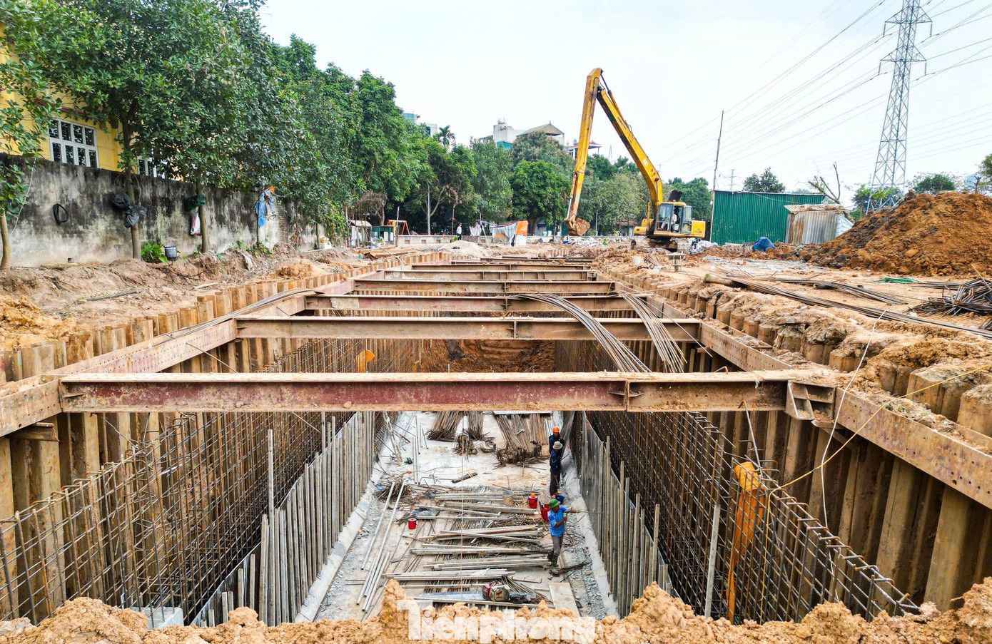 tp-t25-1773636369083-17736363692931053137708 Toàn cảnh đại công trường 920 tỷ giải cứu ngập úng phía Tây Bắc Thủ đô - Ảnh 7.
