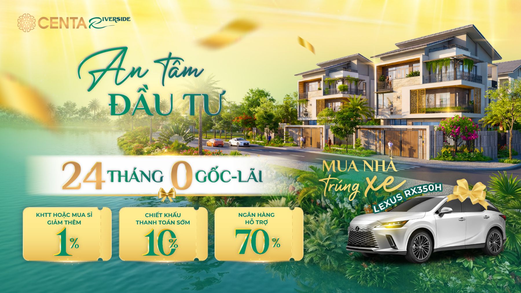 Mở bán kín chỗ, Centa Riverside thu hút với ưu đãi 24 tháng 0 gốc lãi - Ảnh 3. Mở bán kín chỗ, Centa Riverside thu hút với ưu đãi 24 tháng 0 gốc lãi - Ảnh 3.